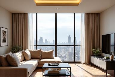 Interior de un apartamento residencial moderno